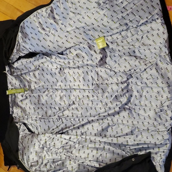 Soia & Kyo down / feather puffer winter coat. Black. L. Bow detail at the back. - Picture 16 of 16